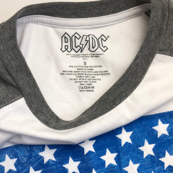AC⚡️DC Raglan Sleeve T-shirt S - Picture 2 of 6